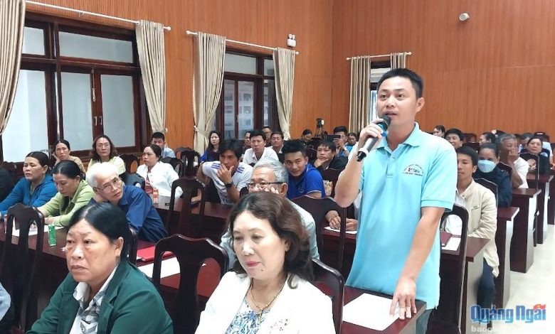 Người dân làm du lịch kiến nghị Bí thư Huyện ủy Lý Sơn cần có những giải pháp để thúc đẩy phát triển du lịch